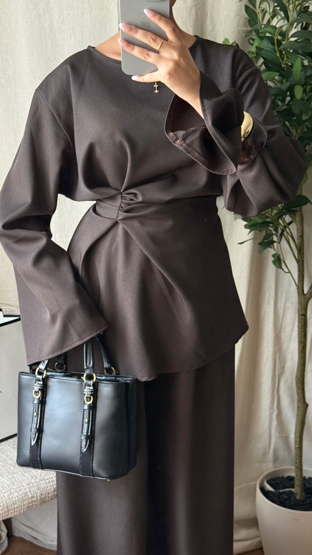 Ensemble pantalon Lilya / MARRON