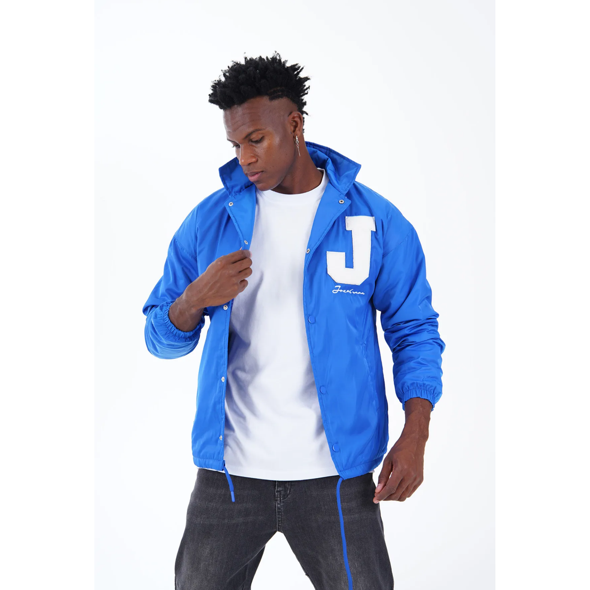 Veste Légère Homme Bleue – Mi-Saison Élégante & Moderne