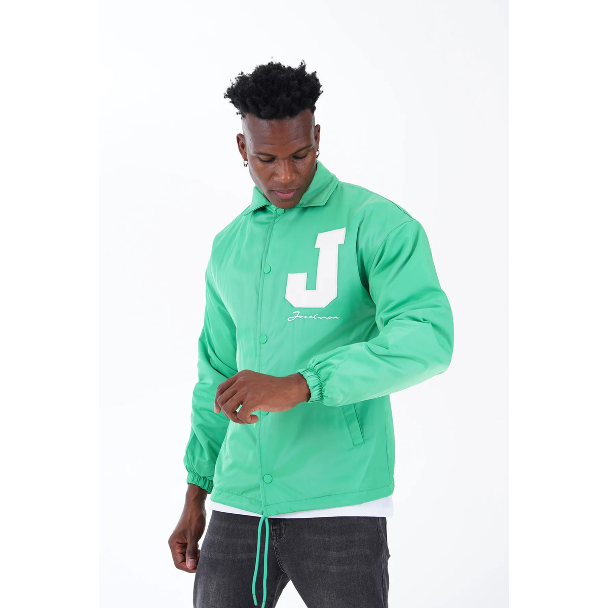 Veste Légère Homme Vert – Mi-Saison Naturelle & Tendance