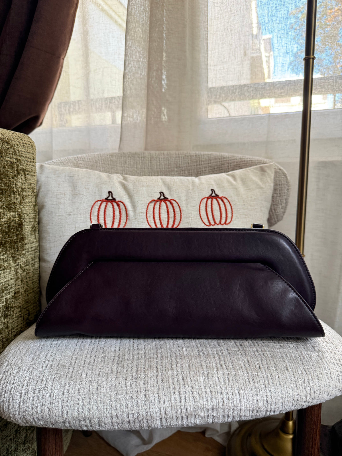 Sac à main prune