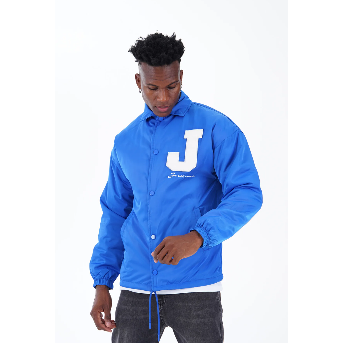 Veste Légère Homme Bleue – Mi-Saison Élégante & Moderne
