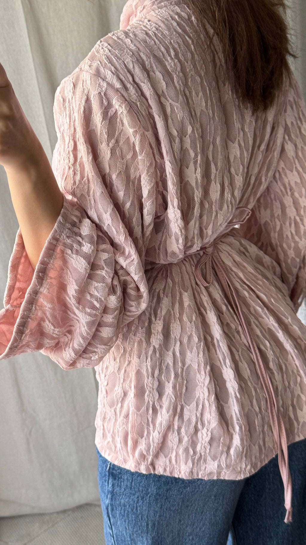 Blouse style mandarin | Pink