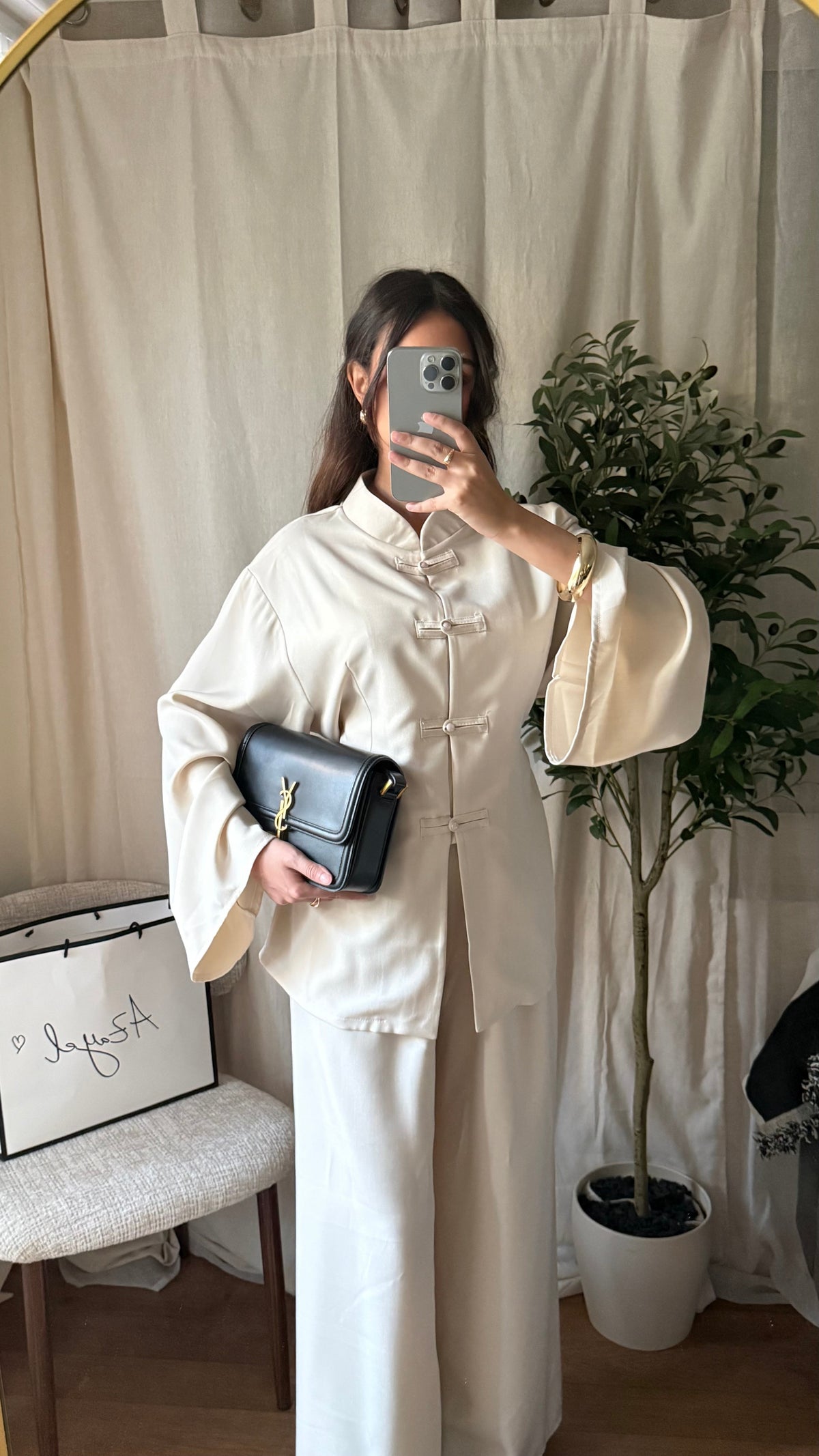 Ensemble pantalon Sakura / beige
