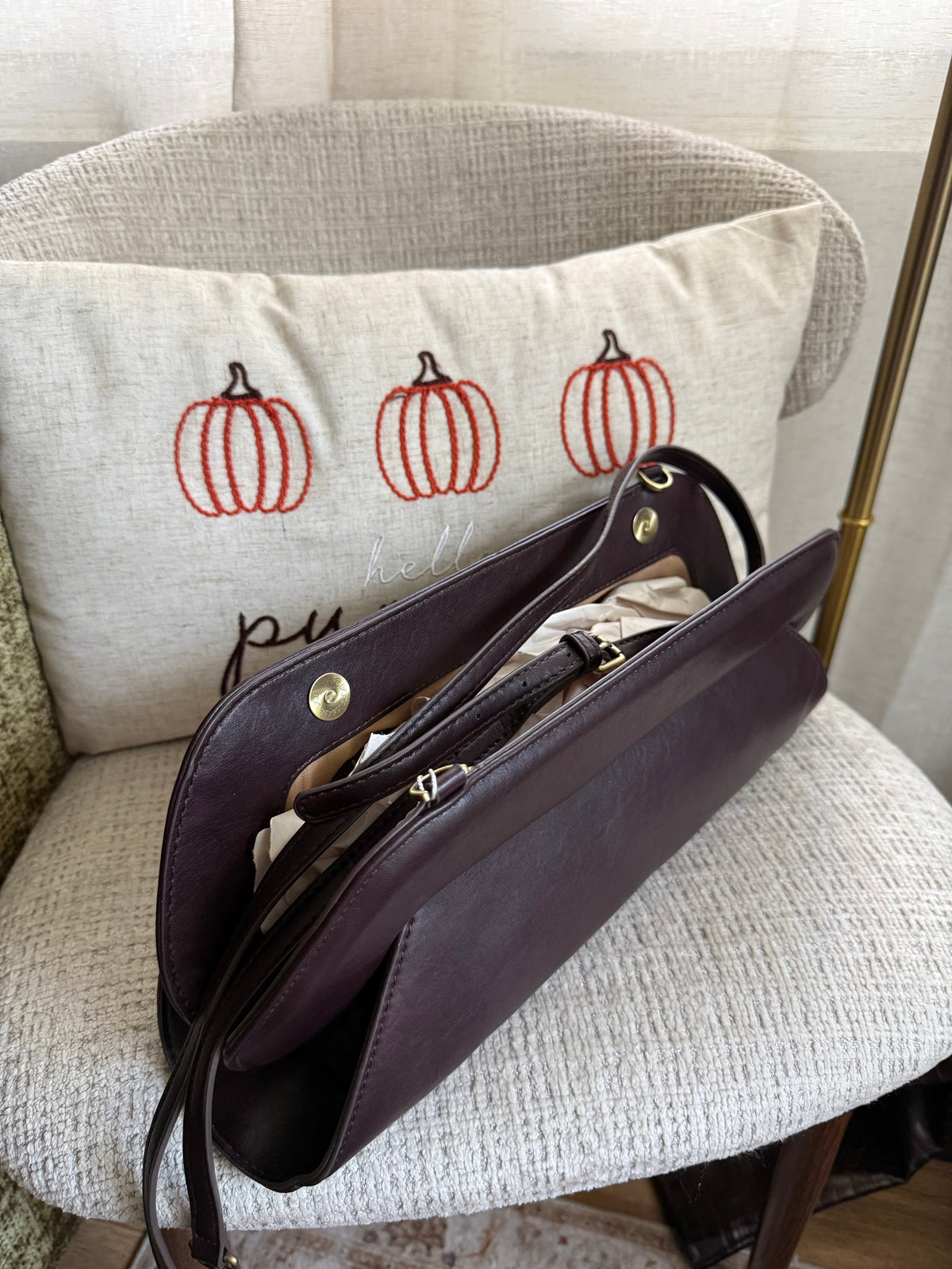 Sac à main prune