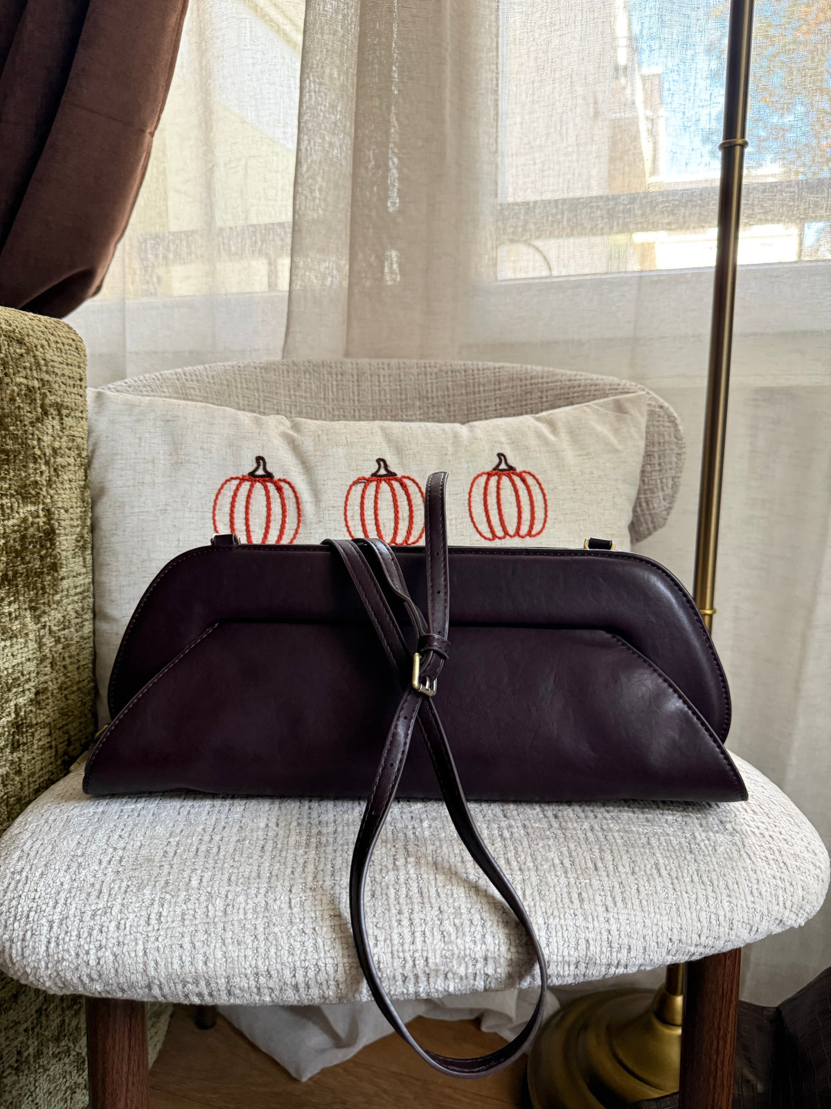 Sac à main prune