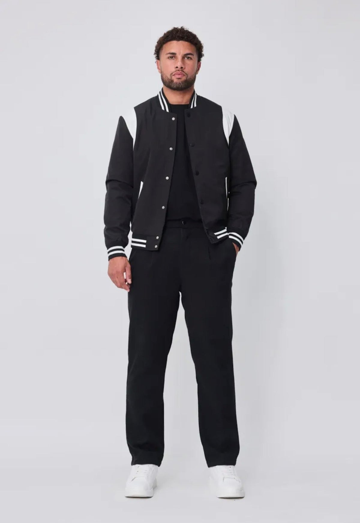 Veste style bombers bi couleur