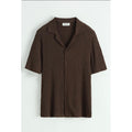 Ensemble Chemise & Short Marron Homme – Style Estival Minimaliste