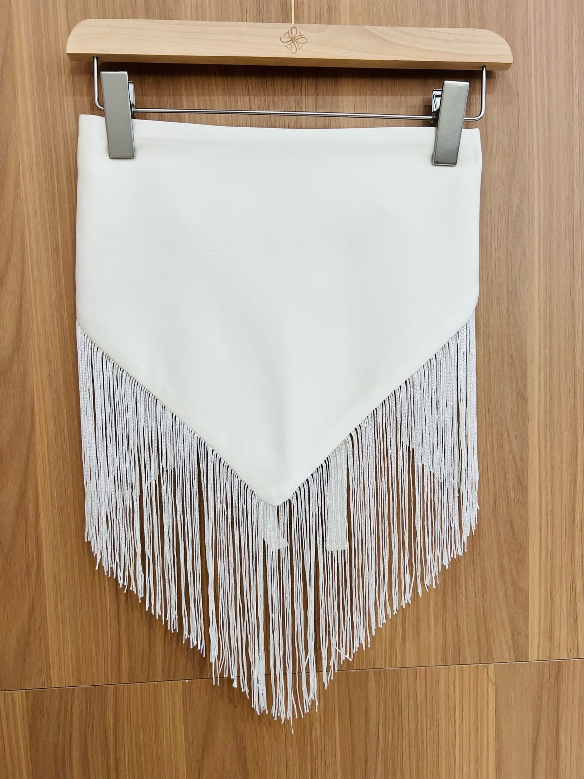 Foulard à Franges – Écru